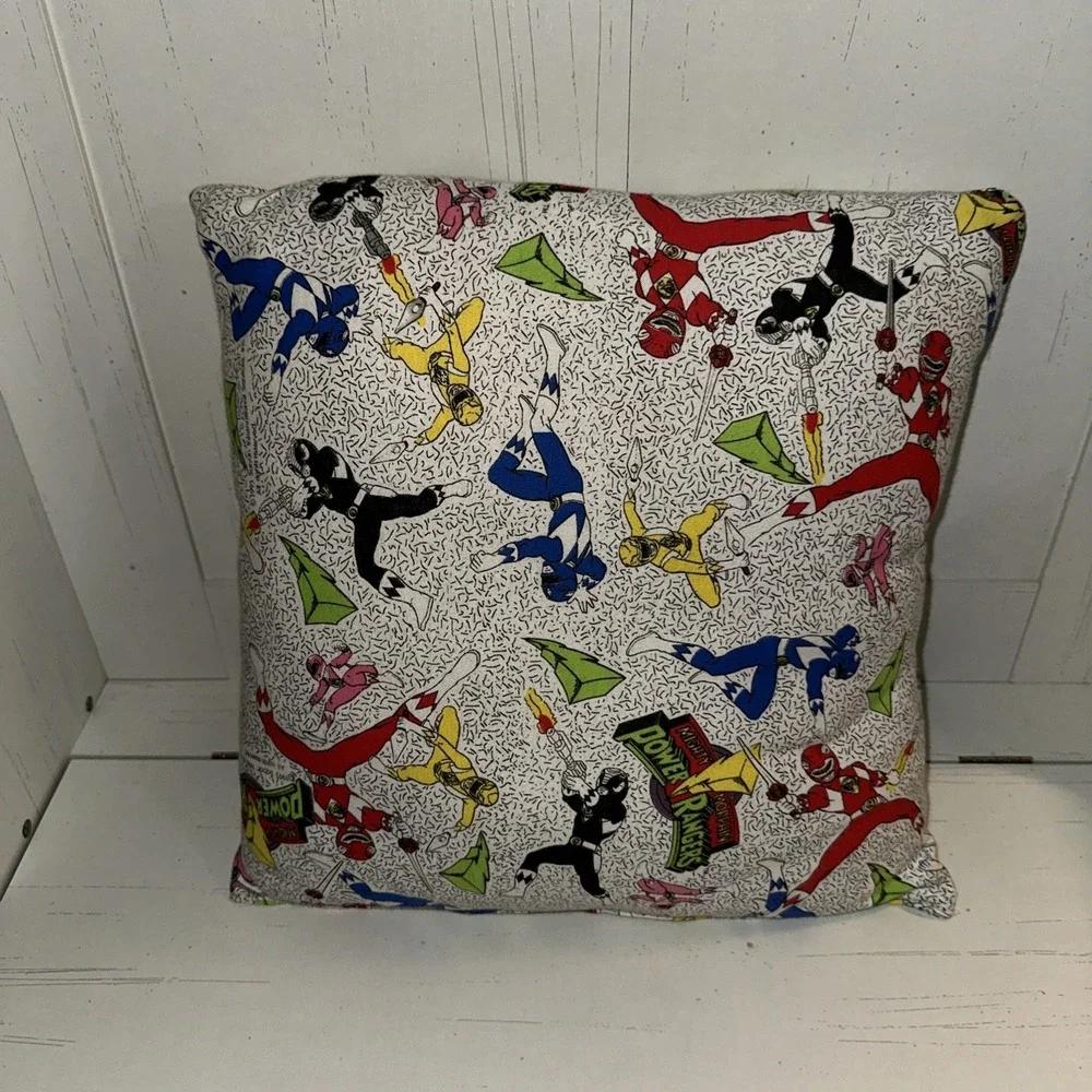 Mighty Morphin Power Rangers Square Pillow 15